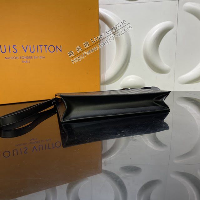 LOUIS VUITTON專櫃新款包包 路易威登Standing手拿包 LV棋盤格牛皮手拿男包 N60450  ydh4011